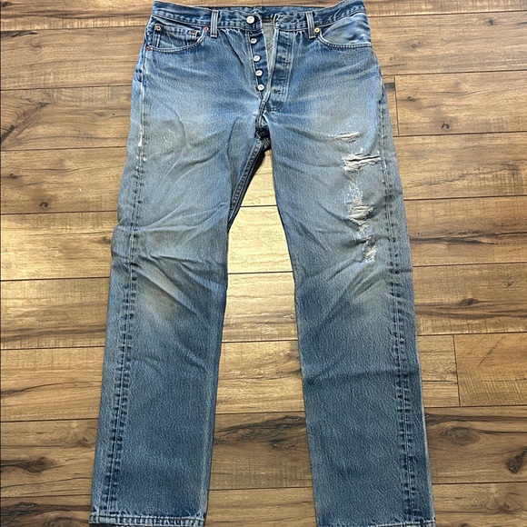 Levi's Other - Levi's Men's Straight Blue Jeans 501